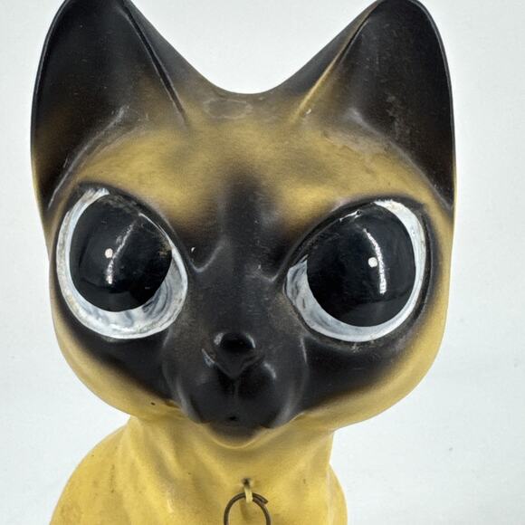 Siamese Cat w/ Kittens Ceramic Made In Japan Vintage MCM Figurines Free Shipping - Picture 7 of 13